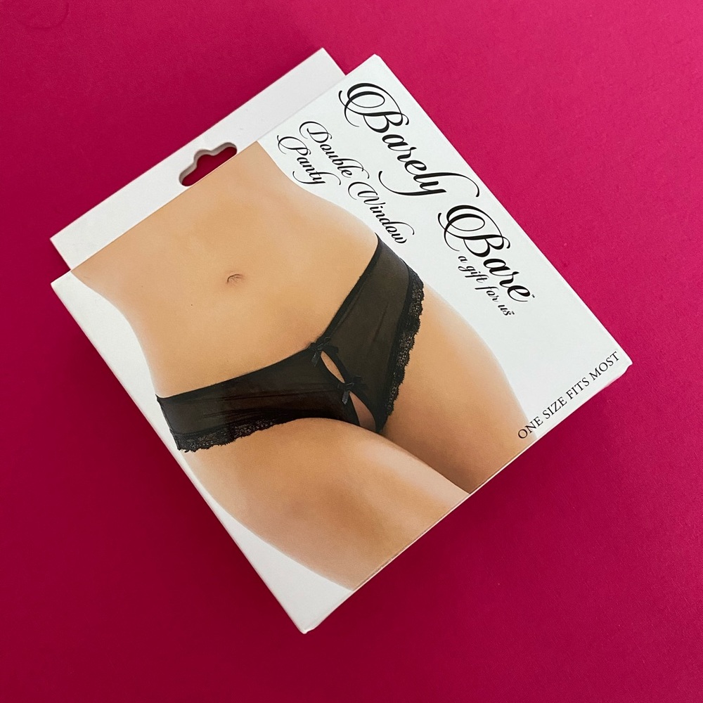 New in Box! Double Window Pantie!